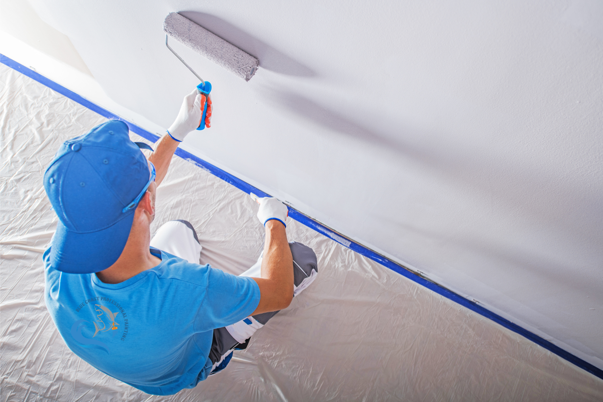 A professional apartment painter in Los Angeles, California.